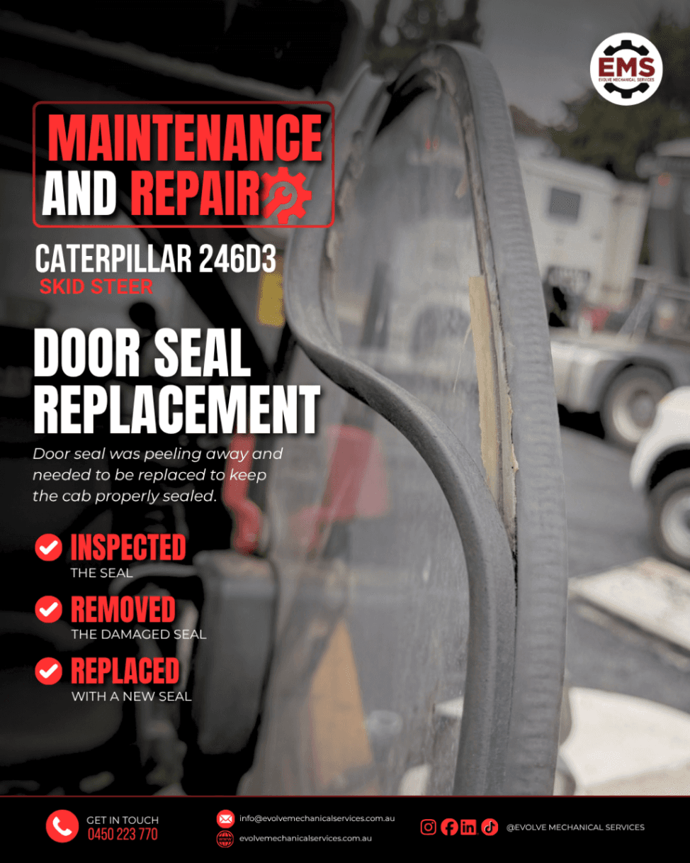 MAINTENANCE & REPAIR — DOOR SEAL REPAIR
